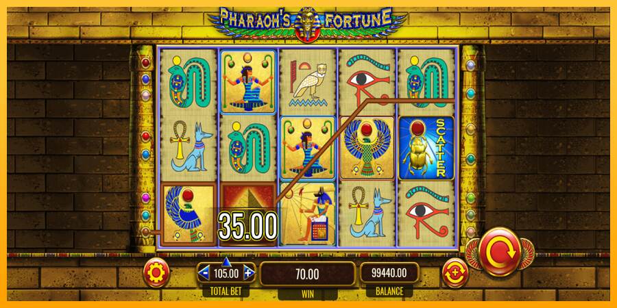 Pharaohs Fortune macchina da gioco per soldi, immagine 3