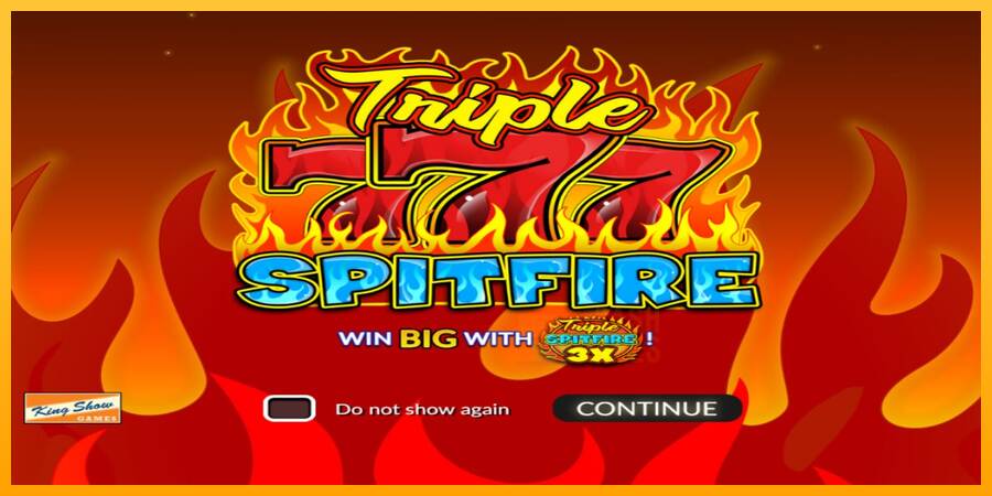 Triple 777 Spitfire macchina da gioco per soldi, immagine 1