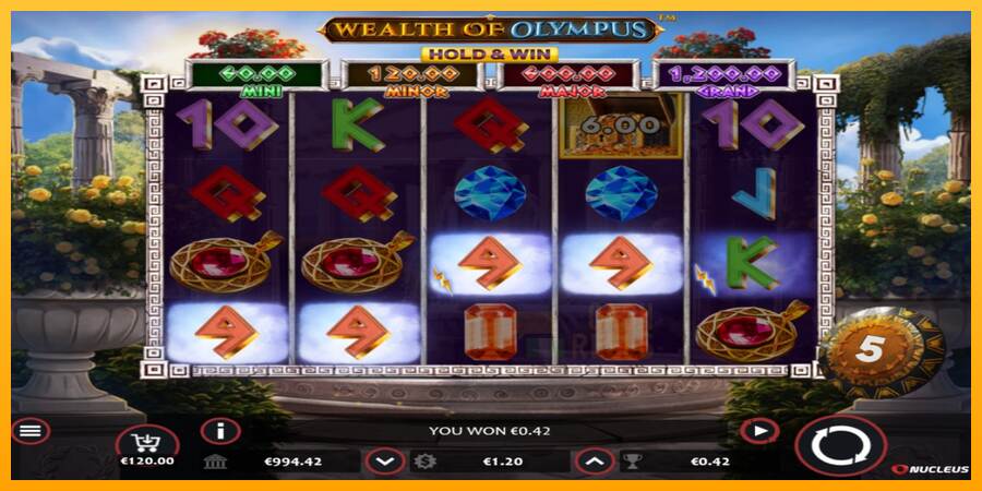 Wealth of Olympus macchina da gioco per soldi, immagine 2