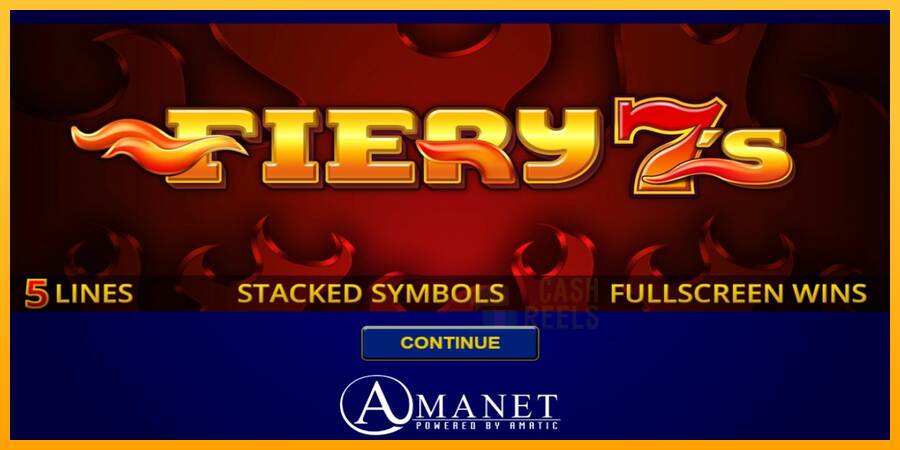 Fiery 7s macchina da gioco per soldi, immagine 1