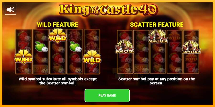 King of My Castle 40 macchina da gioco per soldi, immagine 1