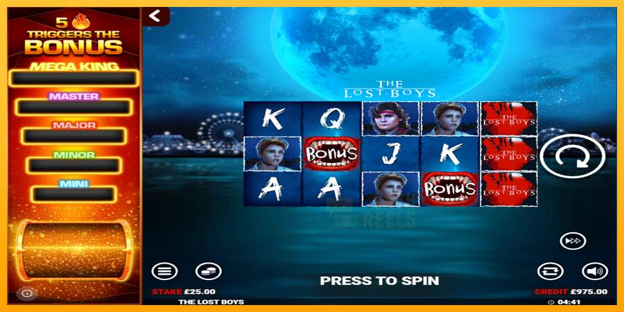 The Lost Boys Rapid Fire Jackpots macchina da gioco per soldi, immagine 1