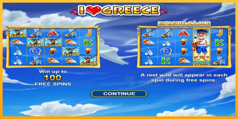 I Love Greece macchina da gioco per soldi, immagine 1