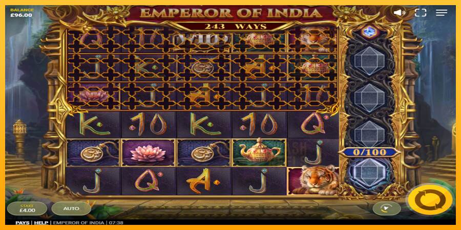 Emperor of India macchina da gioco per soldi, immagine 2