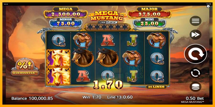 Mega Mustang macchina da gioco per soldi, immagine 2