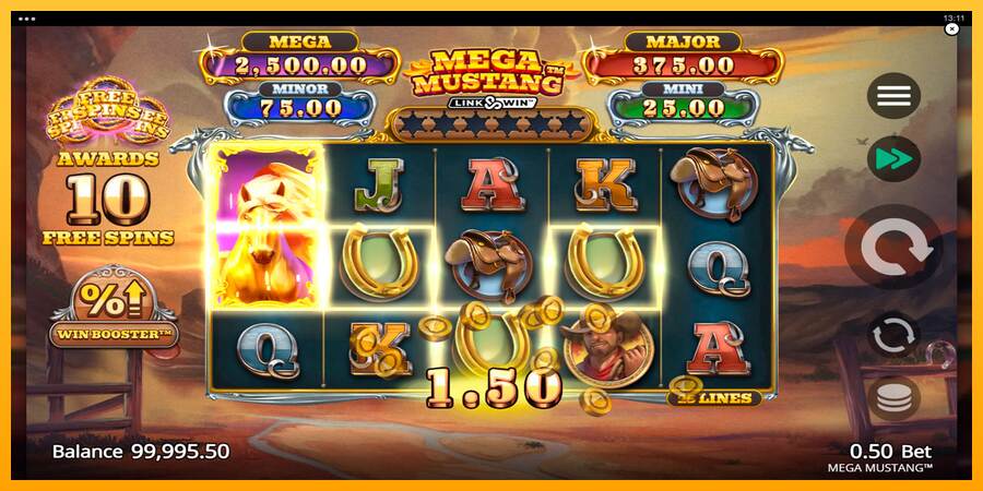 Mega Mustang macchina da gioco per soldi, immagine 5