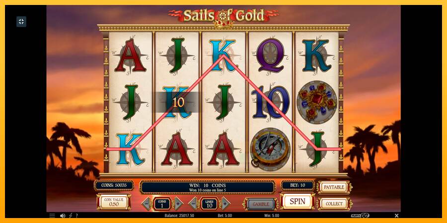 Sails of Gold macchina da gioco per soldi, immagine 7