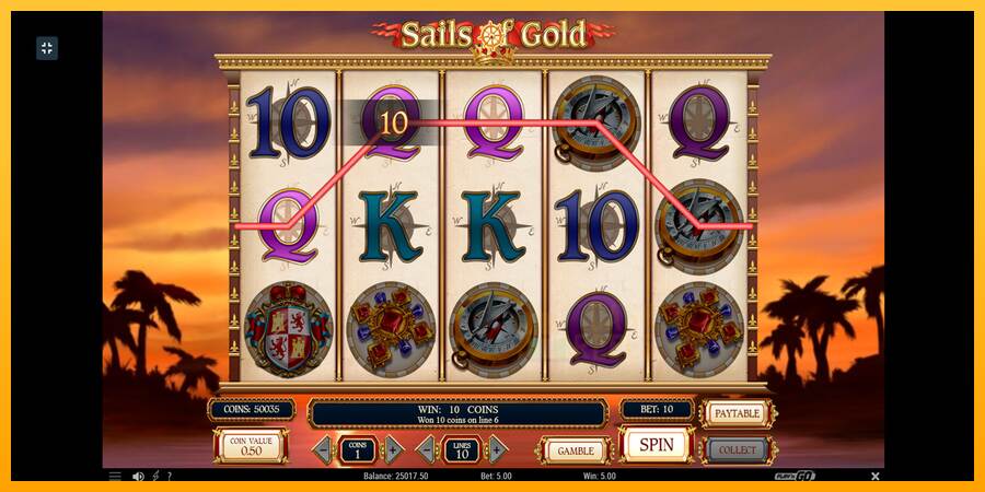 Sails of Gold macchina da gioco per soldi, immagine 9