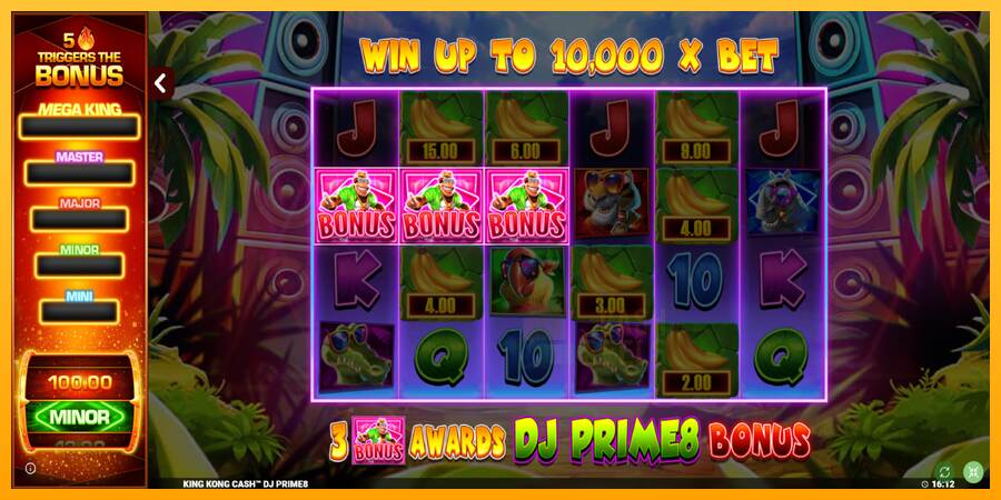 King Kong Cash DJ Prime8 Rapid Fire Jackpots macchina da gioco per soldi, immagine 1