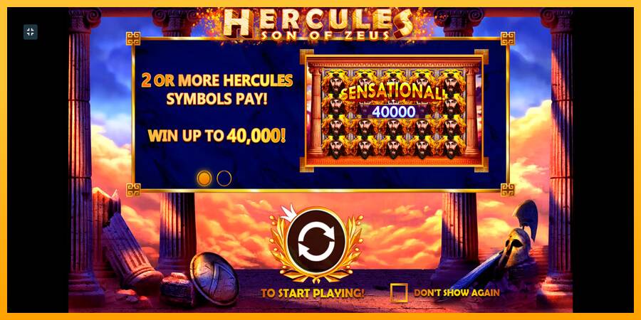 Hercules Son of Zeus macchina da gioco per soldi, immagine 1