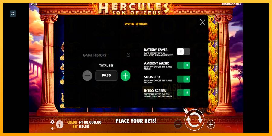 Hercules Son of Zeus macchina da gioco per soldi, immagine 2