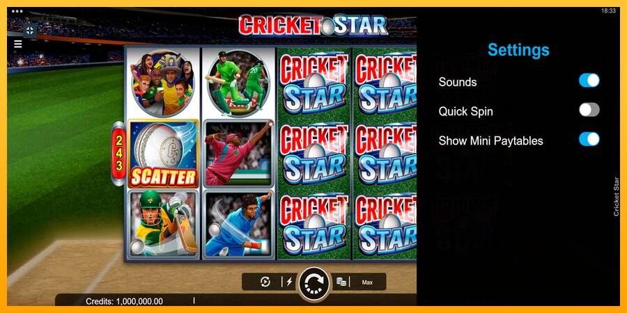 Cricket Star macchina da gioco per soldi, immagine 2