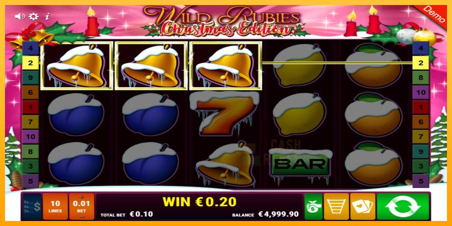 Wild Rubies Сhristmas Edition macchina da gioco per soldi, immagine 2