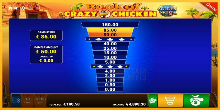 Book of Crazy Chicken Golden Nights macchina da gioco per soldi, immagine 4