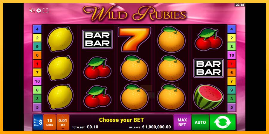 Wild Rubies macchina da gioco per soldi, immagine 2