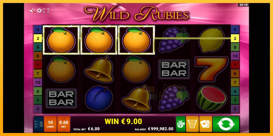 Wild Rubies macchina da gioco per soldi, immagine 3