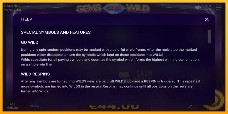 Gems Gone Wild macchina da gioco per soldi, immagine 6