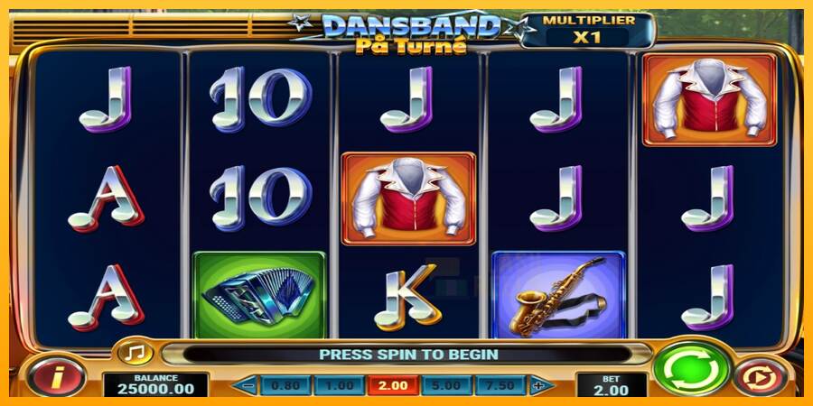 Dansband Pa Turne macchina da gioco per soldi, immagine 1