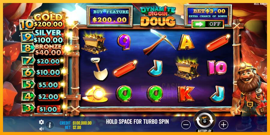 Dynamite Diggin Doug macchina da gioco per soldi, immagine 2