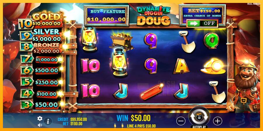 Dynamite Diggin Doug macchina da gioco per soldi, immagine 3