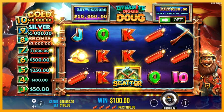 Dynamite Diggin Doug macchina da gioco per soldi, immagine 4