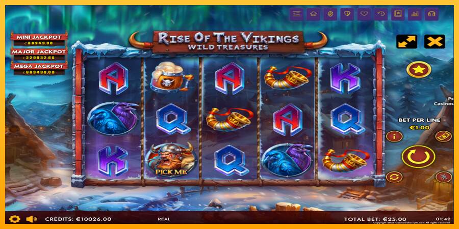 Rise of The Vikings - Wild Treasures macchina da gioco per soldi, immagine 2