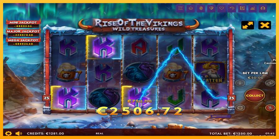 Rise of The Vikings - Wild Treasures macchina da gioco per soldi, immagine 3