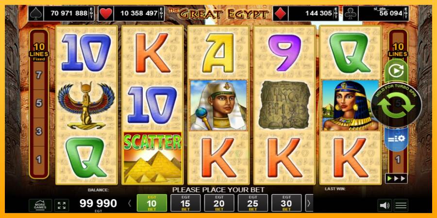 The Great Egypt macchina da gioco per soldi, immagine 1