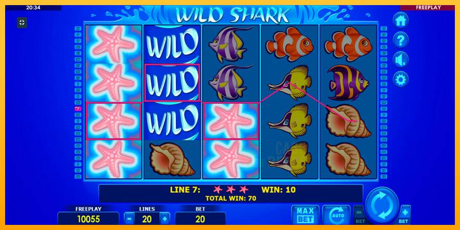 Wild Shark macchina da gioco per soldi, immagine 3