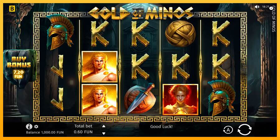 Gold of Minos macchina da gioco per soldi, immagine 1