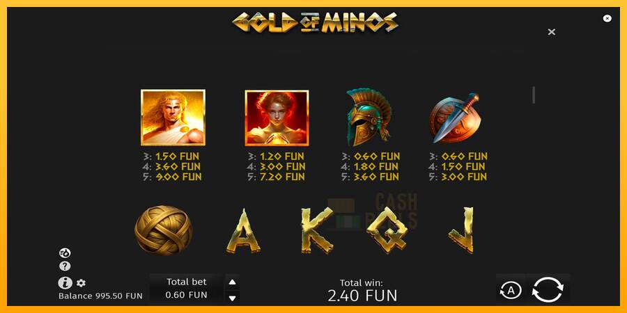 Gold of Minos macchina da gioco per soldi, immagine 6