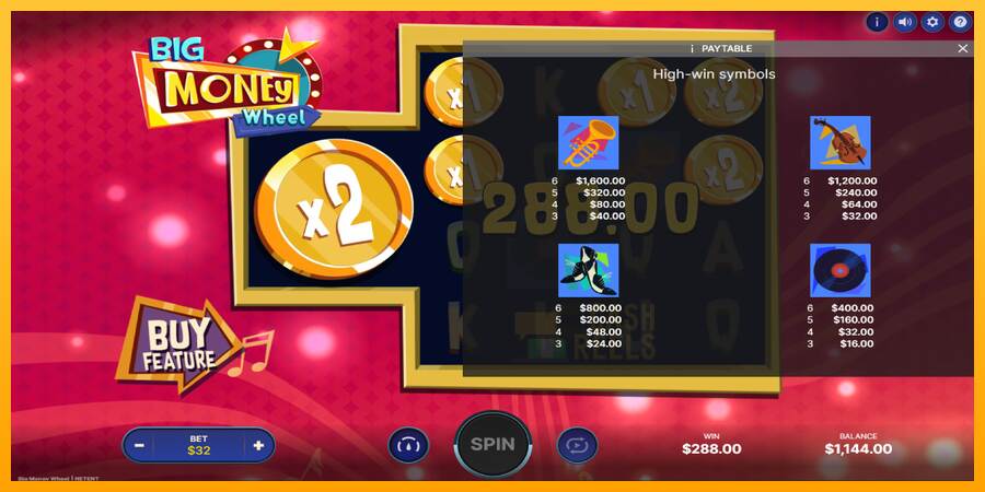 Big Money Wheel macchina da gioco per soldi, immagine 5