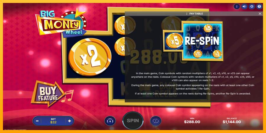 Big Money Wheel macchina da gioco per soldi, immagine 6