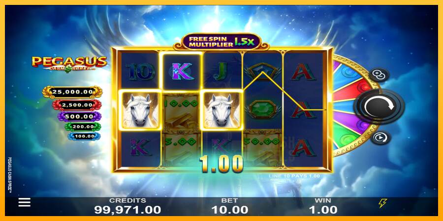 Pegasus Cash Spree macchina da gioco per soldi, immagine 3