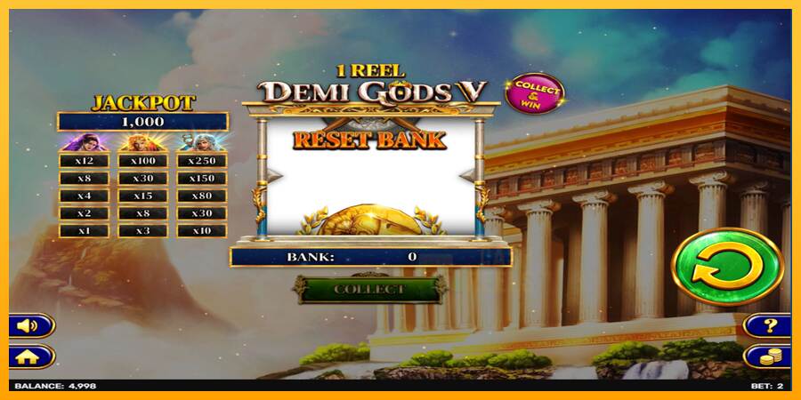 1 Reel - Demi Gods V macchina da gioco per soldi, immagine 2