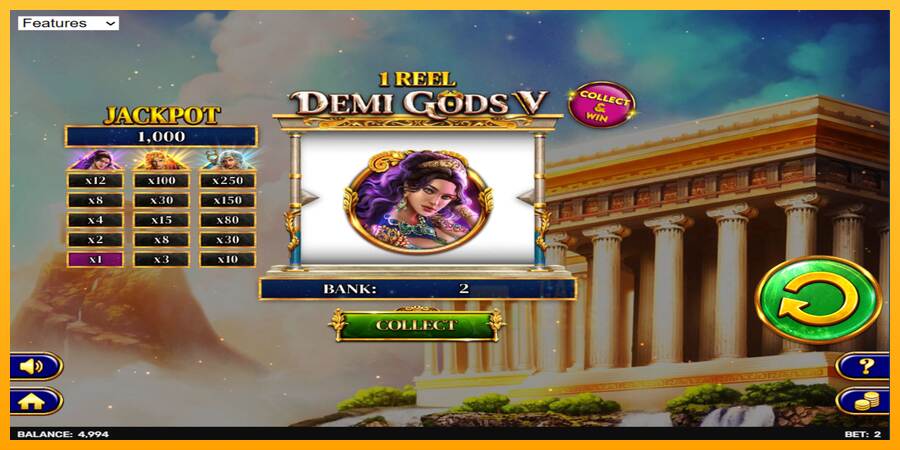 1 Reel - Demi Gods V macchina da gioco per soldi, immagine 3