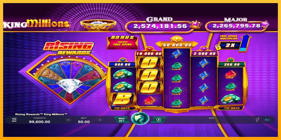 Rising Rewards King Millions macchina da gioco per soldi, immagine 1