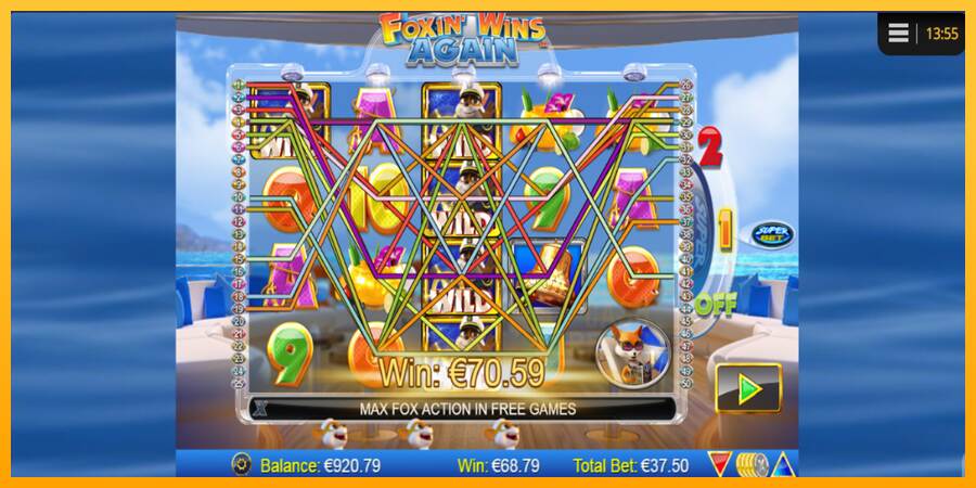 Foxin Wins Again macchina da gioco per soldi, immagine 4