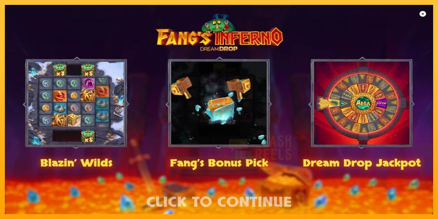 Fangs Inferno Dream Drop macchina da gioco per soldi, immagine 1