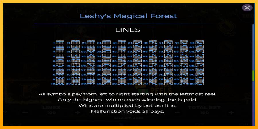 Leshys Magical Forest macchina da gioco per soldi, immagine 7