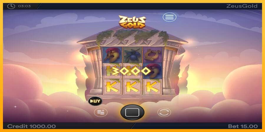 Zeus Gold macchina da gioco per soldi, immagine 3