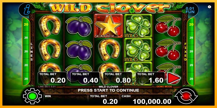 Wild Clover macchina da gioco per soldi, immagine 1