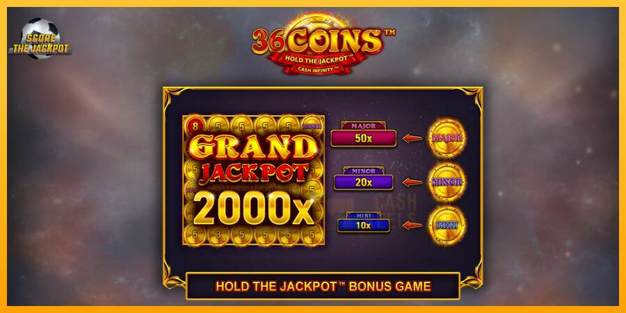 36 Coins Score The Jackpot macchina da gioco per soldi, immagine 1