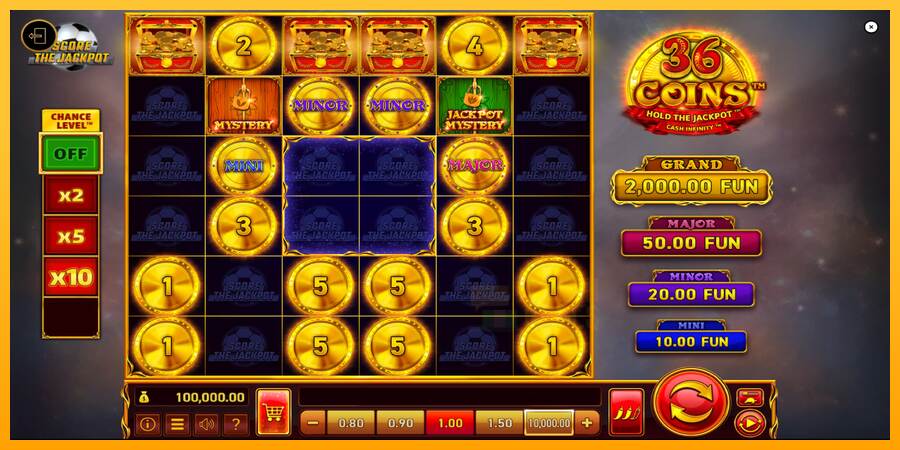 36 Coins Score The Jackpot macchina da gioco per soldi, immagine 2