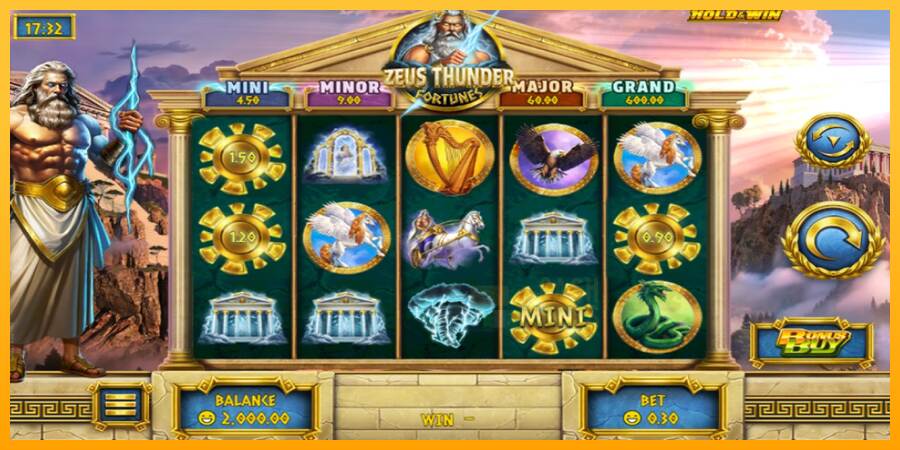 Zeus Thunder Fortunes macchina da gioco per soldi, immagine 1