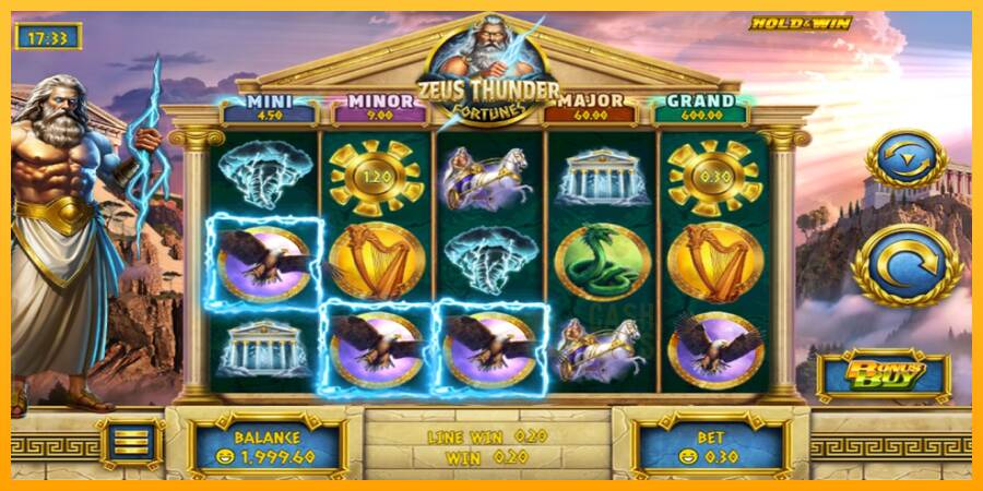 Zeus Thunder Fortunes macchina da gioco per soldi, immagine 2