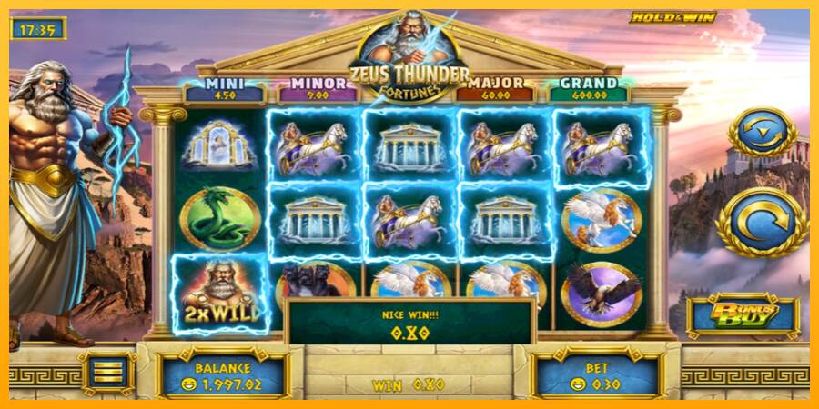 Zeus Thunder Fortunes macchina da gioco per soldi, immagine 3