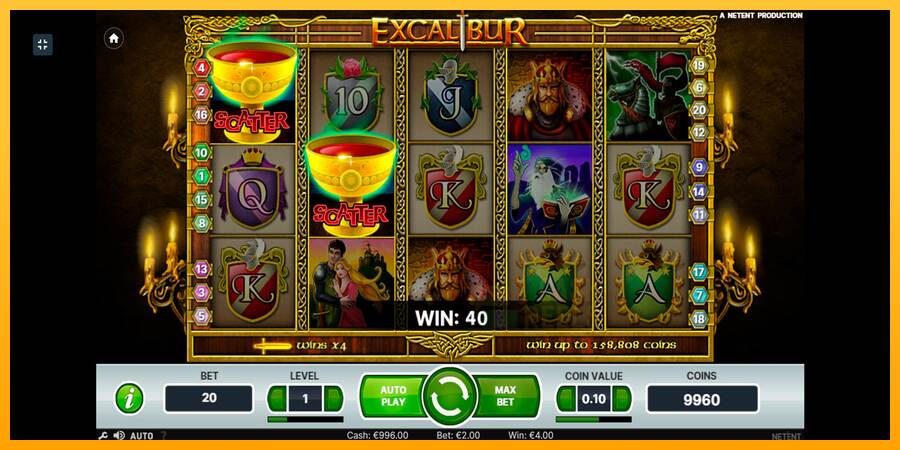 Excalibur macchina da gioco per soldi, immagine 2