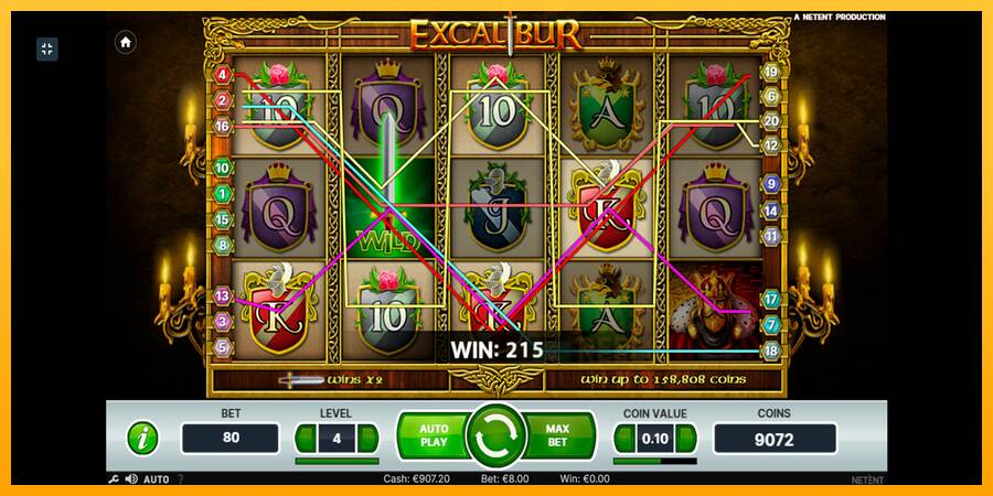 Excalibur macchina da gioco per soldi, immagine 4