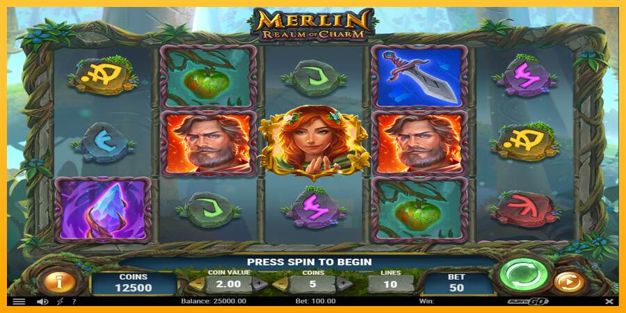 Merlin Realm of Charm macchina da gioco per soldi, immagine 2